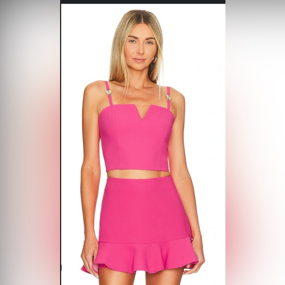 Amanda Uprichard Other - Amanda Uprich cutie bright two piece pink set